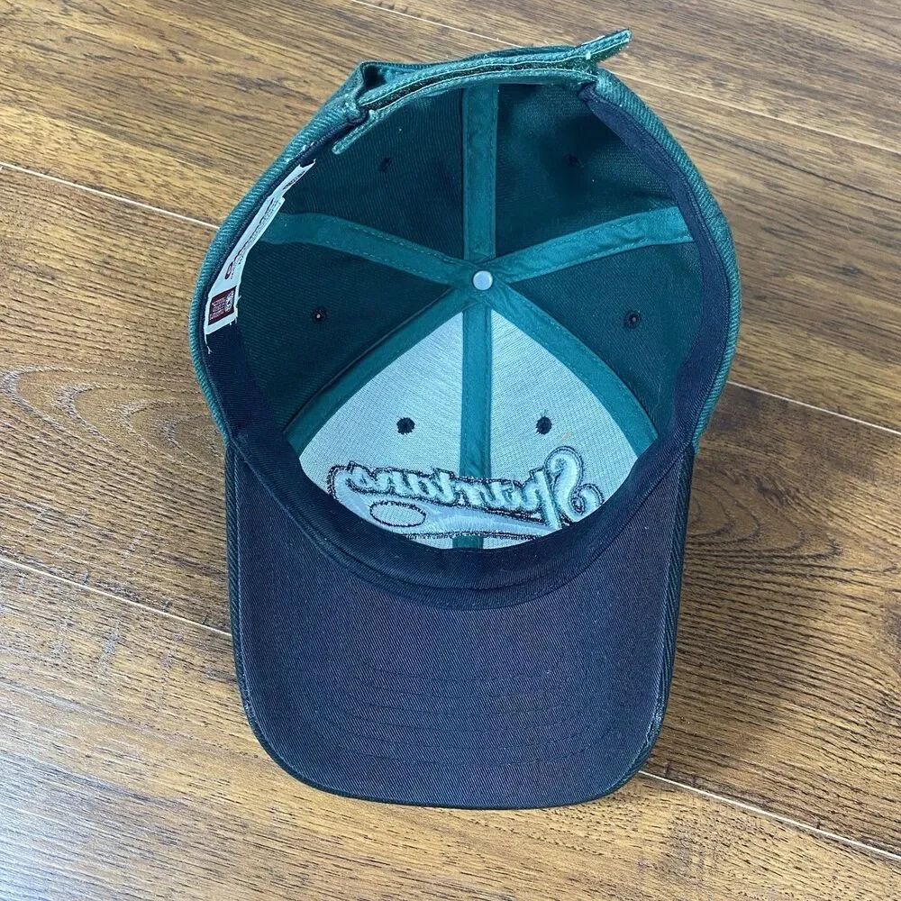 Michigan State Spartans Hat Cap Strap Back Green Embroidered Logo Mens NCAA